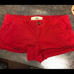 Red shorts